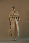 MUTEDANCE silk waist adjustable long skirt MD23FW21 bronze PM103
